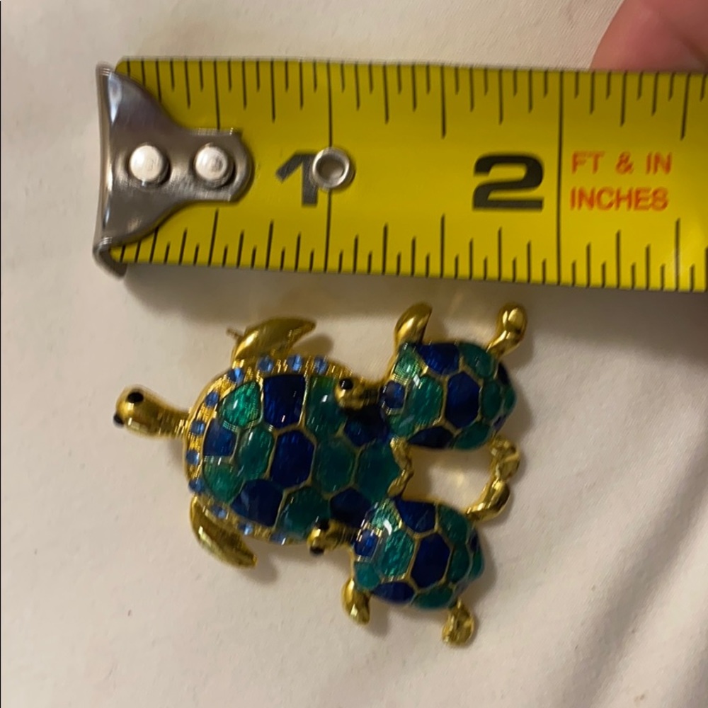 Turtle brooch - Picture 4 of 4